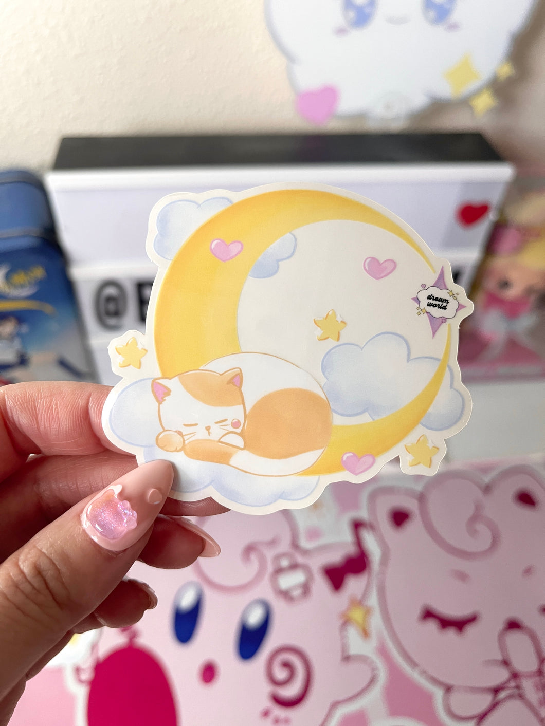 Sweet Dreams Kiki- clear sticker