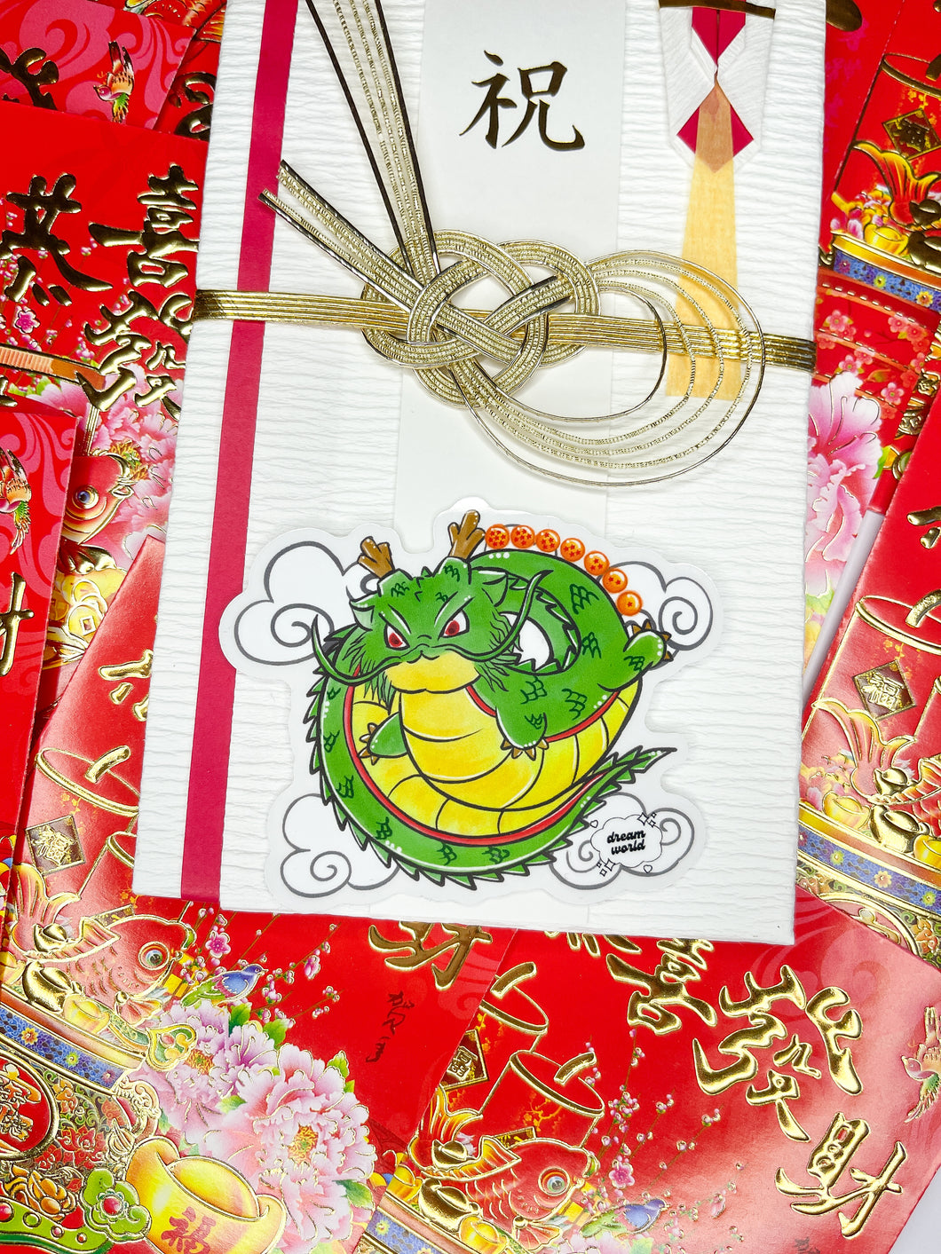 LNY Wish-Granting Dragon - Clear Sticker