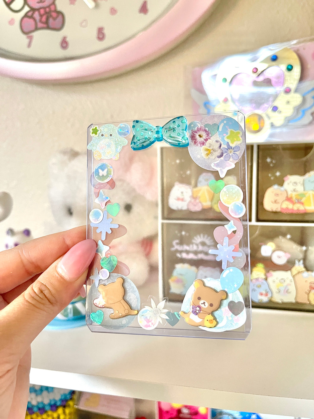 K-Pop Deco Top Loader -Rilakkuma Bow