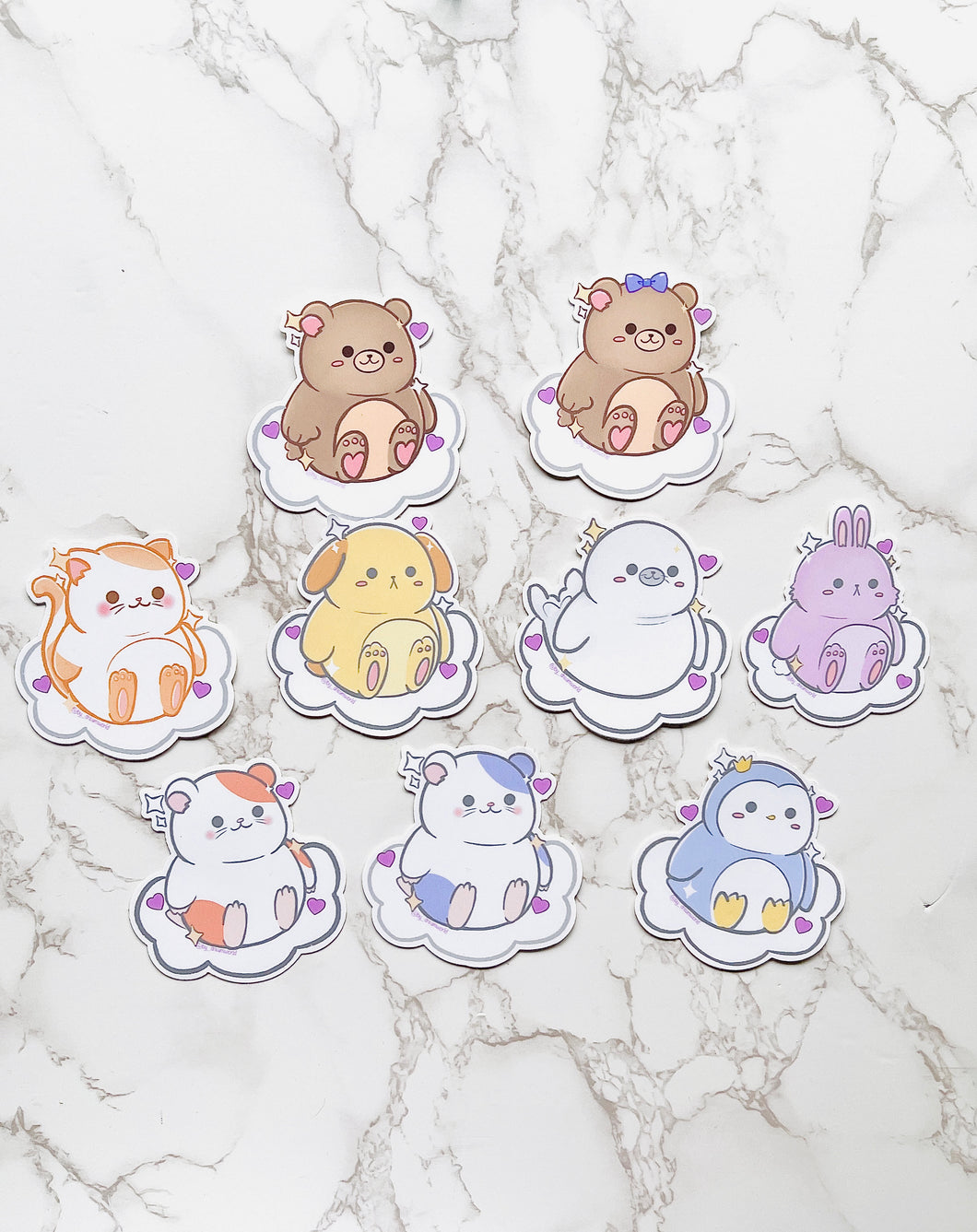 Dreamy Plushies Collection - Matte Vinyl Sticker