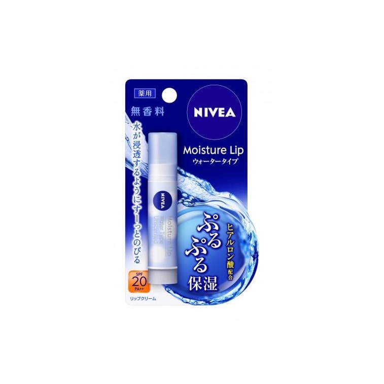 Nivea Japan - Moisture Lip Water Type Balm SPF 20 PA++ [Unscented]