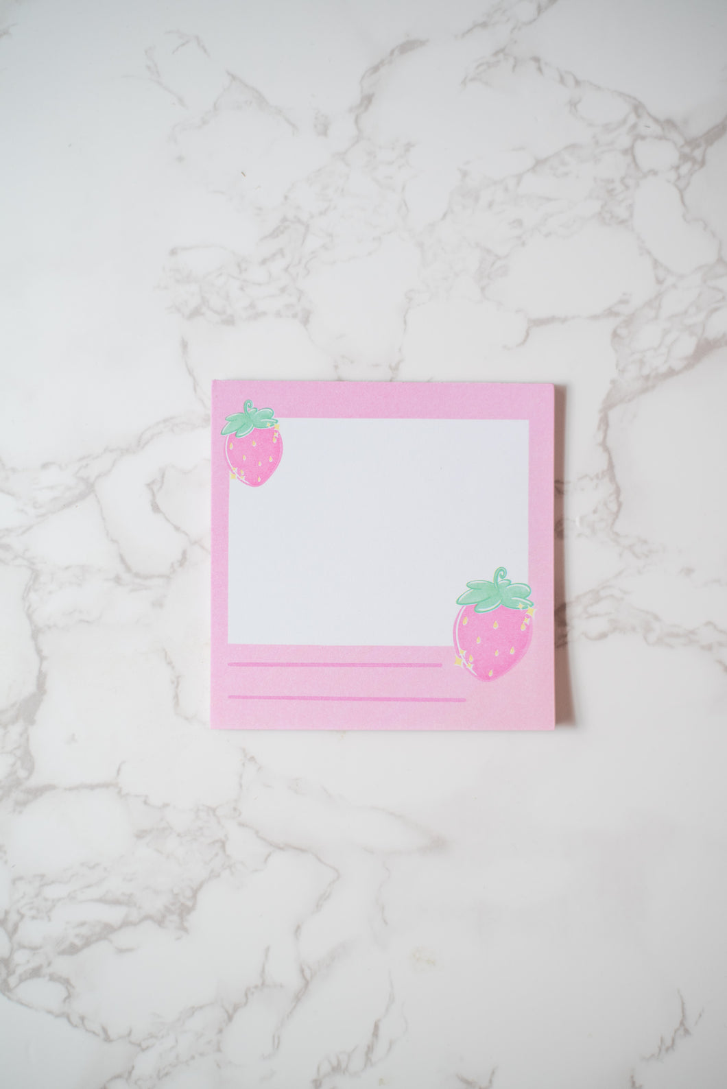 Strawberry Polaroid Memo Pad