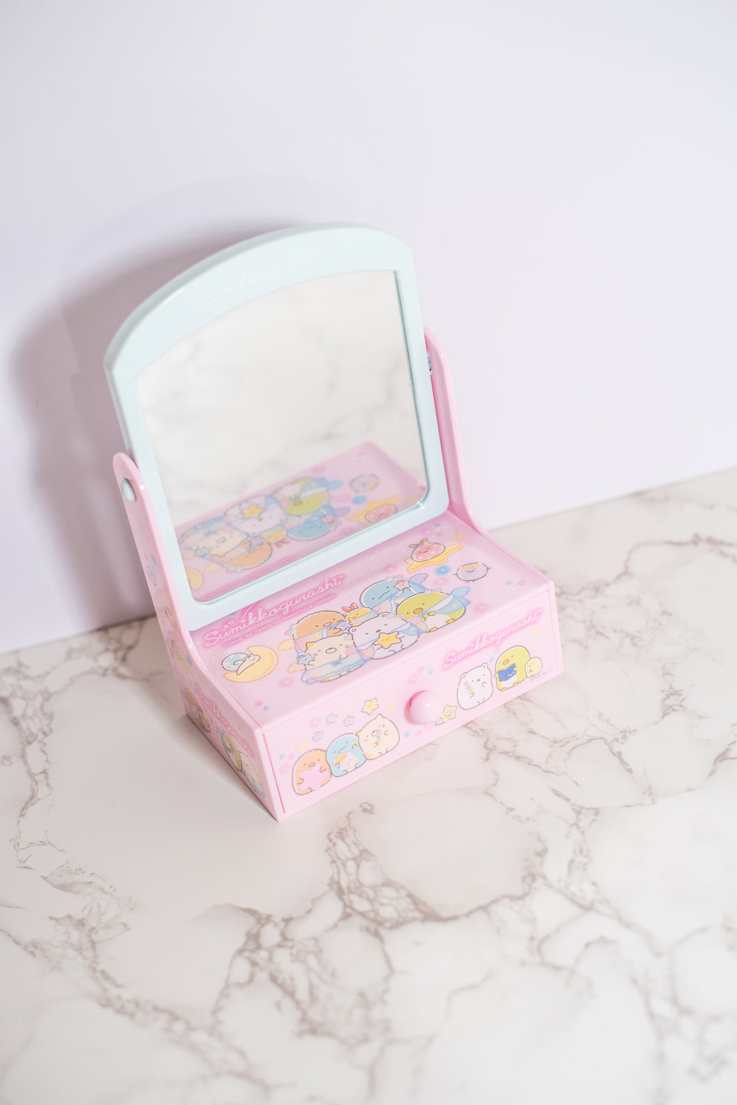 Sumikkogurashi Vanity Stand - Pink & Mint