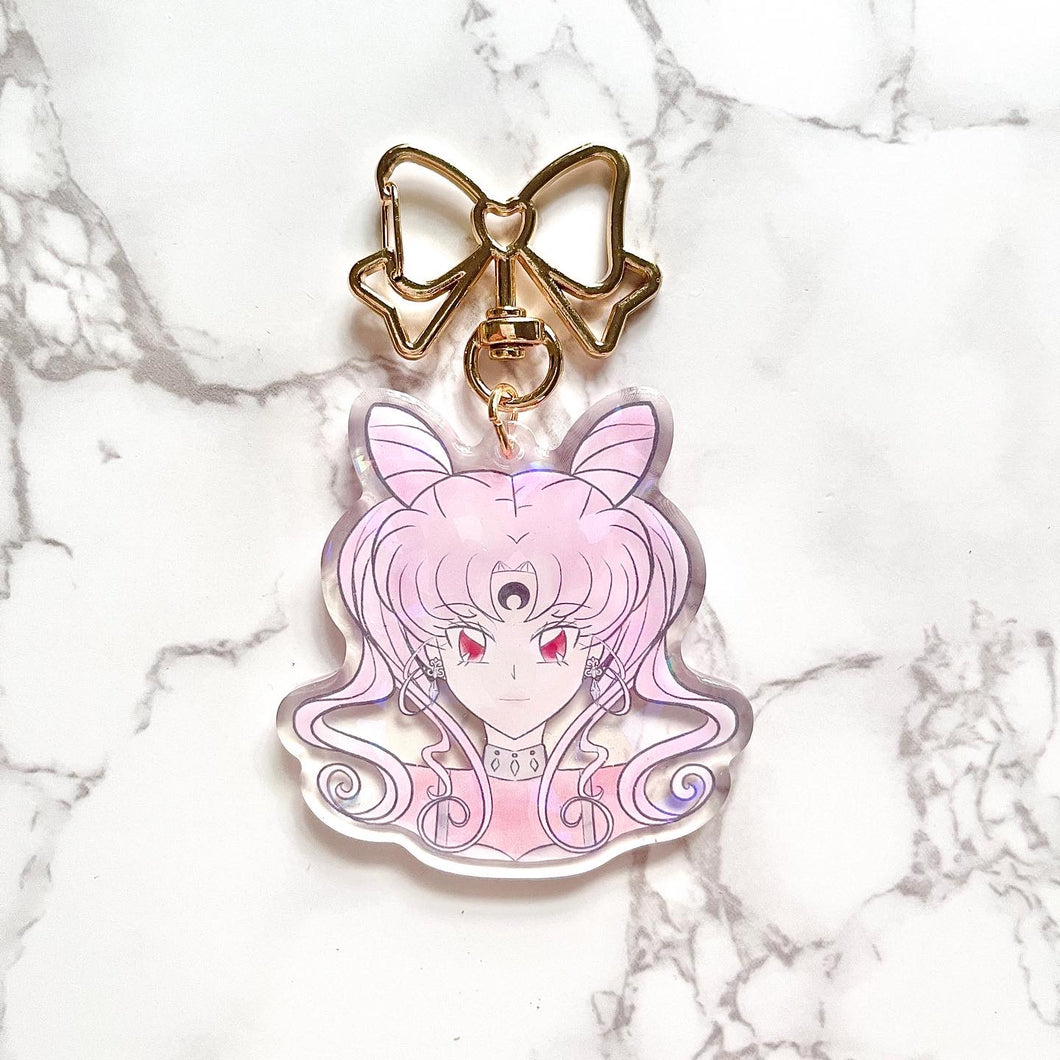 Magical Pink Lady epoxy Keychain