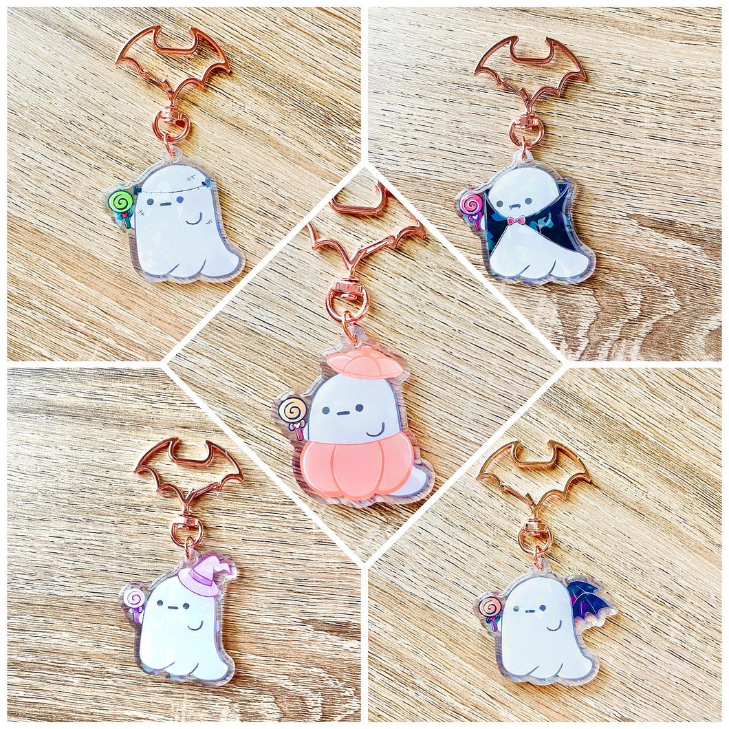 Obake Epoxy Keychain