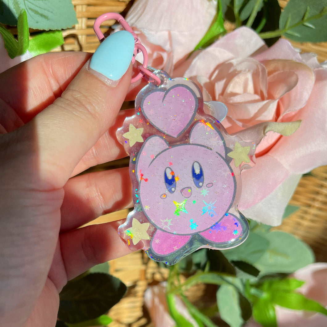 Kirby Acrylic Keychain