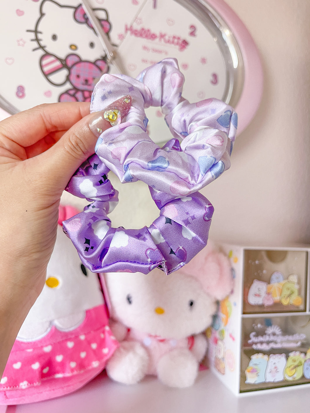 Dreamy Heart Scrunchies