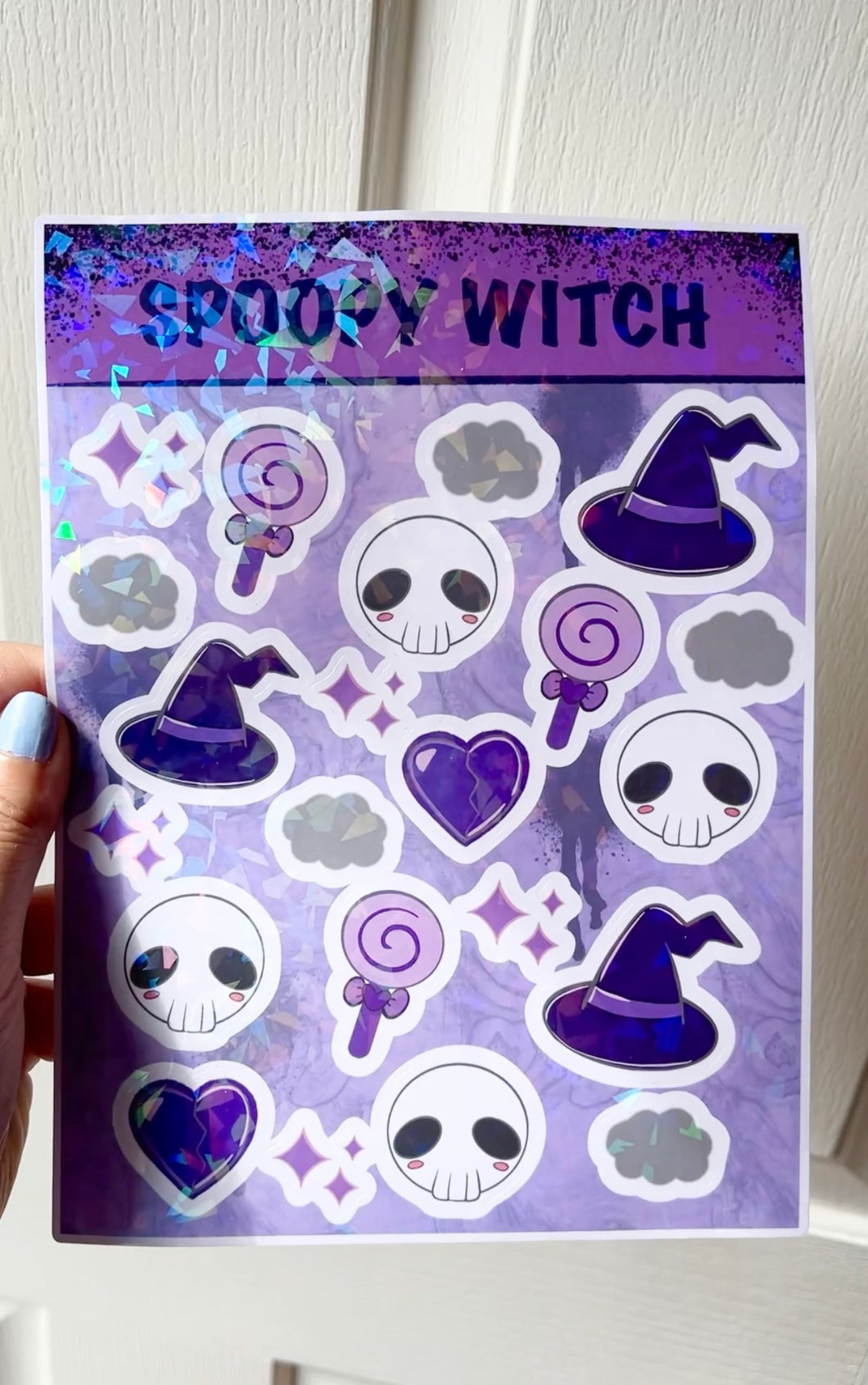 Spoopy Witch Sticker Sheet