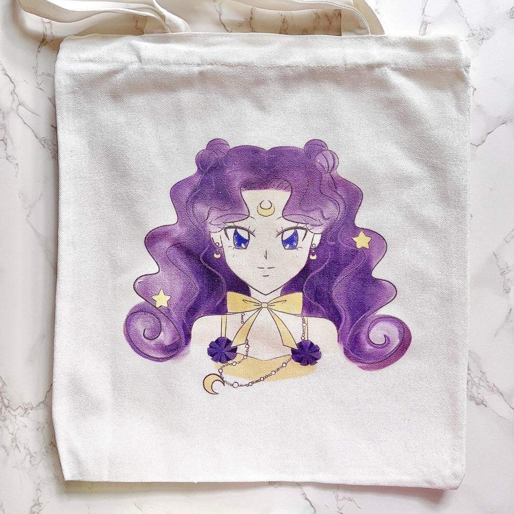 Luna - Canvas Tote Bags