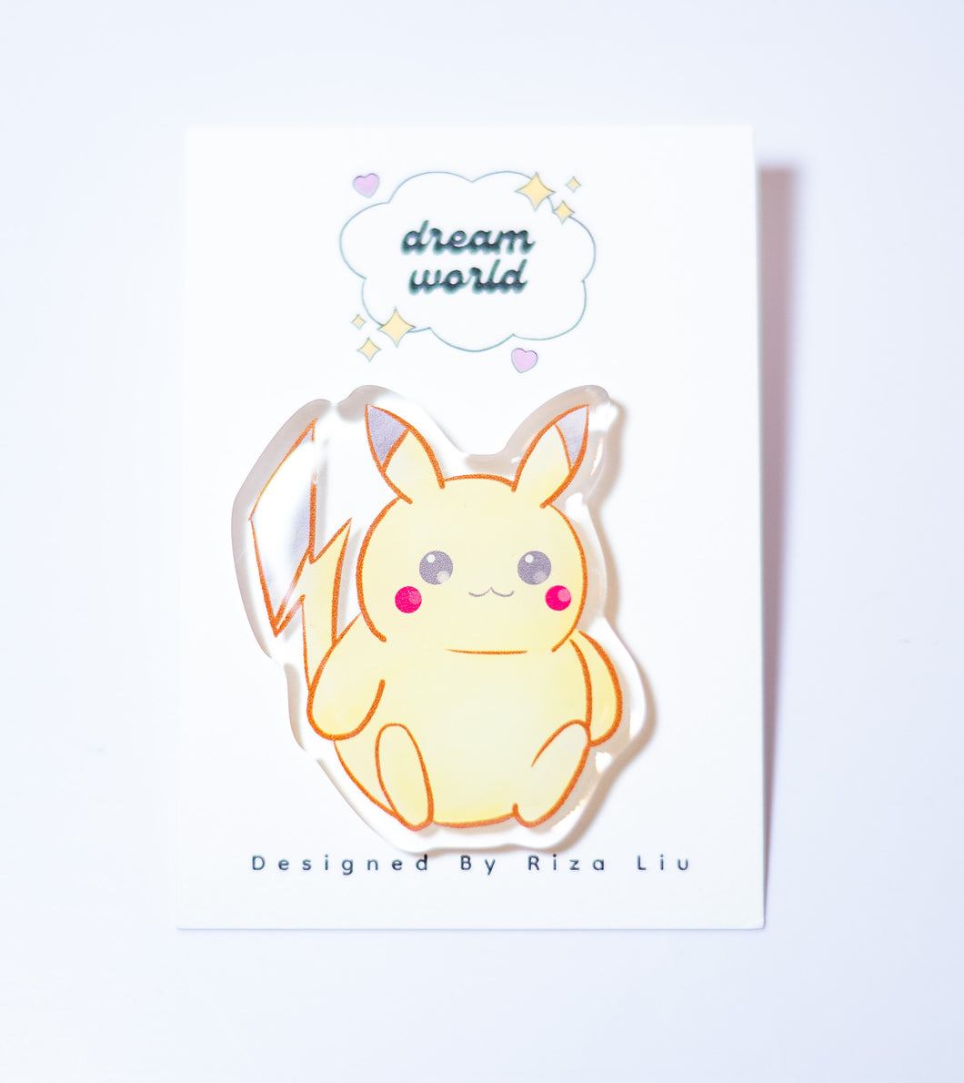 Pika Acrylic Pin