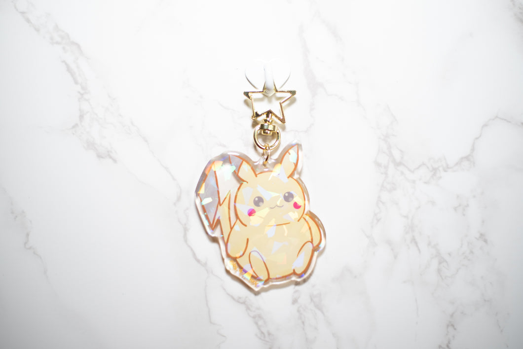 Pika Epoxy Keychain